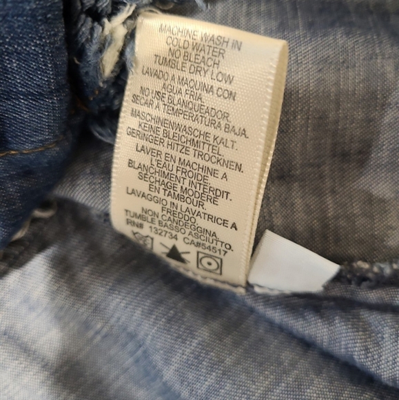 Cloth & Stone Womens Size‎ Med. CHAMBRAY Tencel - Picture 12 of 12